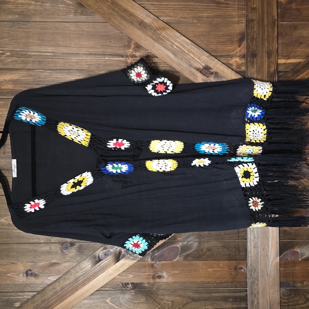 🔸️5/$25🔸️Crochet Tie Front Cardigan